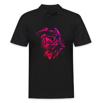 Cyclistes Cyclisme Cyclisme Femmes Vététistes - Polo Homme - noir - Devant - Kai (181cm)