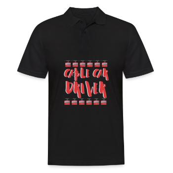 Aerial Tram Tramway Cable Car Cableway Gondola - Men's Polo Shirt - black - Front - Kai (181cm)