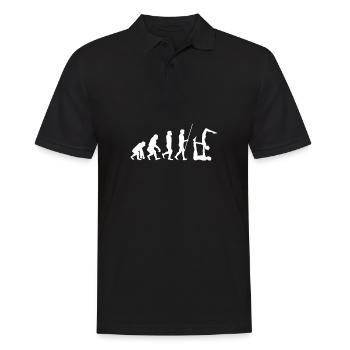 Acroyoga Manual Acro Yoga Yogi - Männer Poloshirt - Schwarz - Vorne - Kai (181cm)