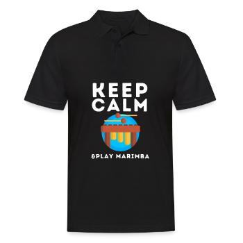 Vibraphone Mom Marimba Ninja And Mallet - Männer Poloshirt - Schwarz - Vorne - Kai (181cm)