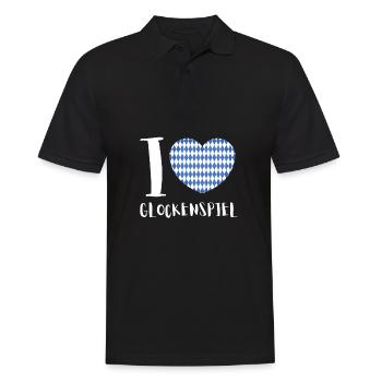 Vibraphone Mom Marimba Ninja And Mallet - Männer Poloshirt - Schwarz - Vorne - Kai (181cm)