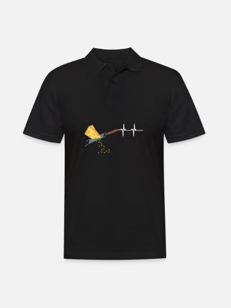 Fromager Fromager Gouda Lover - Polo Homme - noir