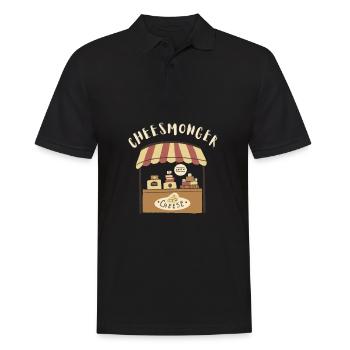 Cheesemonger Cheese Maker Gouda Lover - Männer Poloshirt - Schwarz - Vorne - Kai (181cm)
