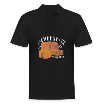 Cheesemonger Cheese Maker Gouda Lover - Männer Poloshirt - Schwarz - Vorne - Kai (181cm)