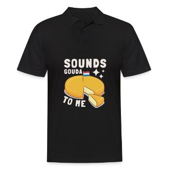 Cheesemonger Cheese Maker Gouda Lover - Männer Poloshirt - Schwarz - Vorne - Kai (181cm)