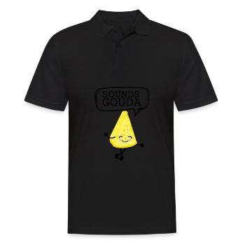 Cheesemonger Cheese Maker Gouda Lover - Männer Poloshirt - Schwarz - Vorne - Kai (181cm)
