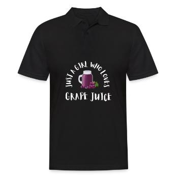 Organic Grape Juice Bottles - Männer Poloshirt - Schwarz - Vorne - Kai (181cm)