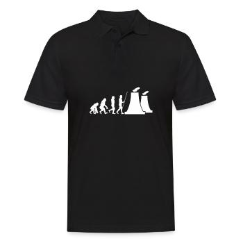 Uranium Fission Nuclear Engineering Theme - Männer Poloshirt - Schwarz - Vorne - Kai (181cm)