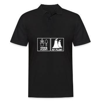Uranium Fission Nuclear Engineering Theme - Männer Poloshirt - Schwarz - Vorne - Kai (181cm)