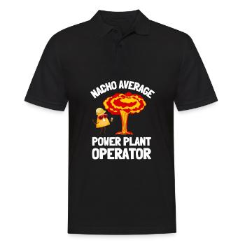 Uranium Fission Nuclear Engineering Theme - Männer Poloshirt - Schwarz - Vorne - Kai (181cm)