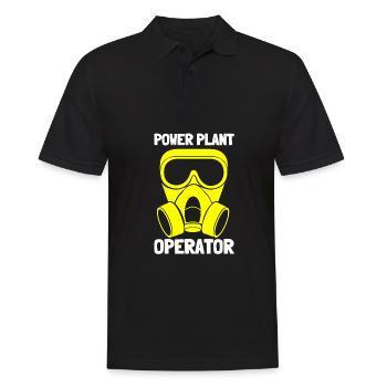 Uranium Fission Nuclear Engineering Theme - Männer Poloshirt - Schwarz - Vorne - Kai (181cm)