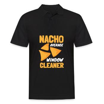 Window Cleaner Services Car Window Cleaning Window - Men's Polo Shirt - black - Front - Kai (181cm)