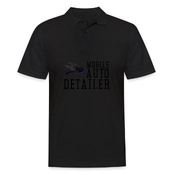 Mobile Car Polisher Waxer Interior Car Detailer - Männer Poloshirt - Schwarz - Vorne - Kai (181cm)