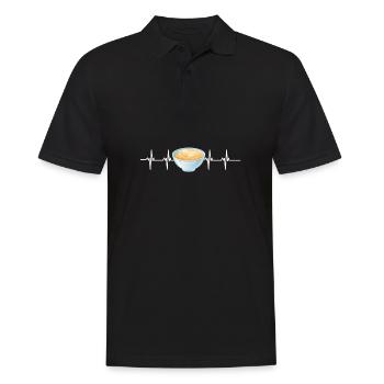 Cereal Grits Kasha Upma Rice And Morning Cornmeal - Men's Polo Shirt - black - Front - Kai (181cm)