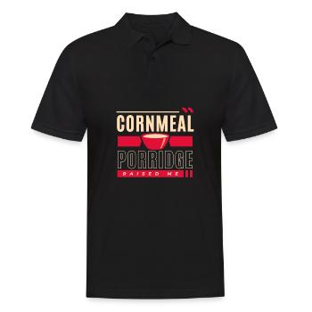 Cereal Grits Kasha Upma Rice And Morning Cornmeal - Men's Polo Shirt - black - Front - Kai (181cm)