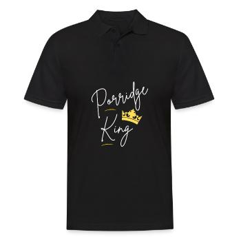 Cereal Grits Kasha Upma Rice And Morning Cornmeal - Men's Polo Shirt - black - Front - Kai (181cm)