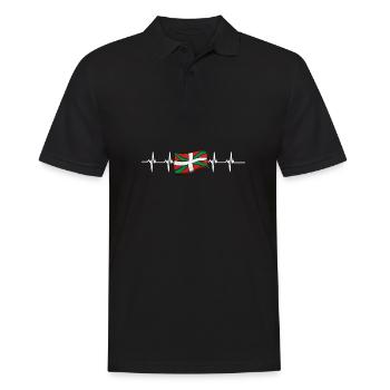 Euskal Presoak Euskal Herria Basque Country - Männer Poloshirt - Schwarz - Vorne - Kai (181cm)