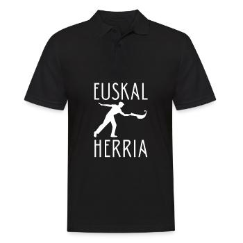 Euskal Presoak Euskal Herria Basque Country - Männer Poloshirt - Schwarz - Vorne - Kai (181cm)