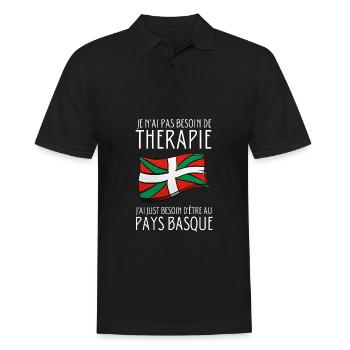 Euskal Presoak Euskal Herria Basque Country - Männer Poloshirt - Schwarz - Vorne - Kai (181cm)
