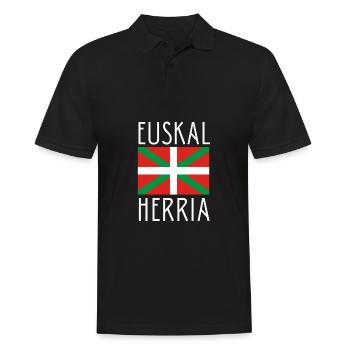 Euskal Presoak Euskal Herria Basque Country - Männer Poloshirt - Schwarz - Vorne - Kai (181cm)
