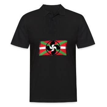 Euskal Presoak Euskal Herria Basque Country - Männer Poloshirt - Schwarz - Vorne - Kai (181cm)