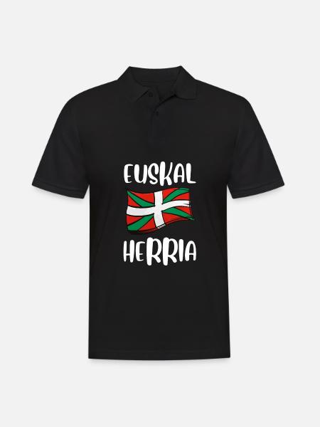 Euskal Presoak Euskal Herria Basque Country - Männer Poloshirt - Schwarz
