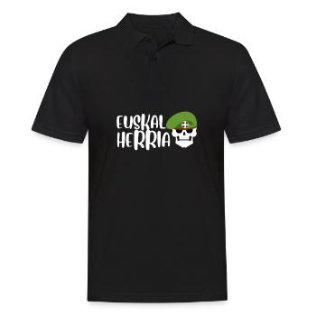 Euskal Presoak Euskal Herria Basque Country - Männer Poloshirt - Schwarz - Vorne - Kai (181cm)