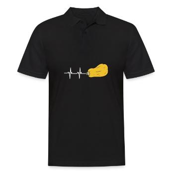 Fresh Farmers Market, Organic Butternut Squash My - Männer Poloshirt - Schwarz - Vorne - Kai (181cm)