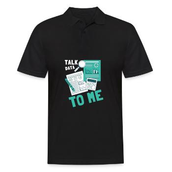 Normal Distribution Statistician Data Scientist - Männer Poloshirt - Schwarz - Vorne - Kai (181cm)