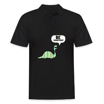 Normal Distribution Statistician Data Scientist - Männer Poloshirt - Schwarz - Vorne - Kai (181cm)