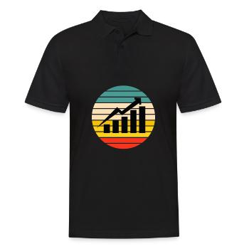 Normal Distribution Statistician Data Scientist - Männer Poloshirt - Schwarz - Vorne - Kai (181cm)