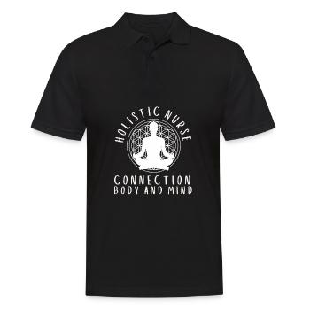Homeopathy Alternative Medicine, Holistic Nursing - Männer Poloshirt - Schwarz - Vorne - Kai (181cm)