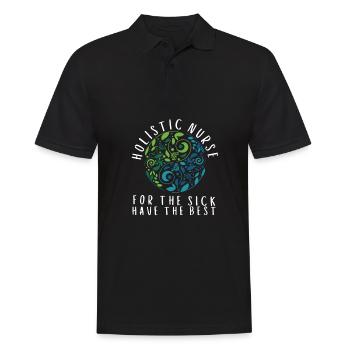 Homeopathy Alternative Medicine, Holistic Nursing - Männer Poloshirt - Schwarz - Vorne - Kai (181cm)