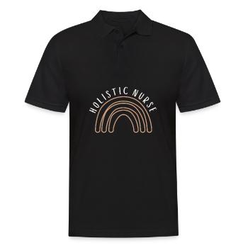 Homeopathy Alternative Medicine, Holistic Nursing - Männer Poloshirt - Schwarz - Vorne - Kai (181cm)