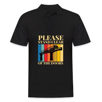 Public Transportation Stand Clear Of - Men's Polo Shirt - black - Front - Kai (181cm)