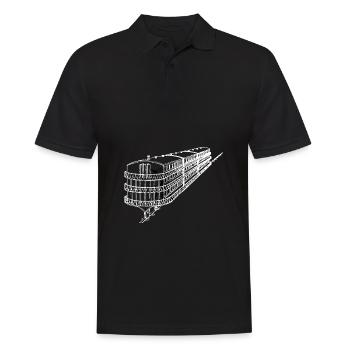 Public Transportation Stand Clear Of - Men's Polo Shirt - black - Front - Kai (181cm)