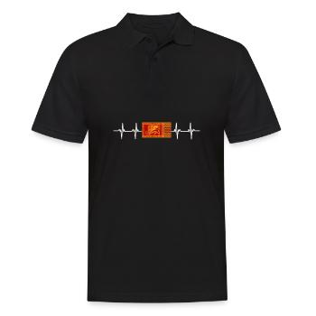 Venice Gondola Italy Venecia - Männer Poloshirt - Schwarz - Vorne - Kai (181cm)