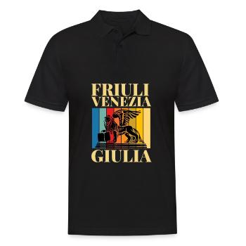 Venice Gondola Italy Venezia - Männer Poloshirt - Schwarz - Vorne - Kai (181cm)