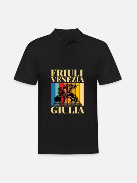 Venice Gondola Italy Venezia - Männer Poloshirt - Schwarz