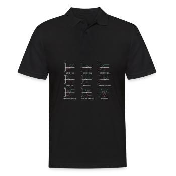 Options Trading Cash Secured Puts Future Forex - Men's Polo Shirt - black - Front - Kai (181cm)
