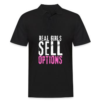 Options Trading Cash Secured Puts Future Forex - Men's Polo Shirt - black - Front - Kai (181cm)