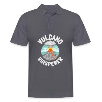 Volcanologists Geologist Magma Volcano - Männer Poloshirt - Anthrazit - Vorne - Nico (186cm)
