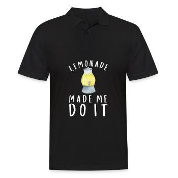 Sell Lemonade Stand Boss Juice Business Lemon - Männer Poloshirt - Schwarz - Vorne - Kai (181cm)