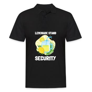 Sell Lemonade Stand Boss Juice Business Lemon - Männer Poloshirt - Schwarz - Vorne - Kai (181cm)