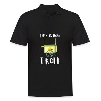 Sell Lemonade Stand Boss Juice Business Lemon - Männer Poloshirt - Schwarz - Vorne - Kai (181cm)