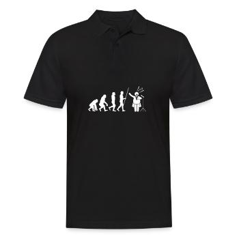 Tenor Singer Choir Vocalist Theatre Student, Opera - Männer Poloshirt - Schwarz - Vorne - Kai (181cm)