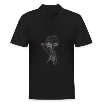 Tenor Singer Choir Vocalist Theatre Student, Opera - Männer Poloshirt - Schwarz - Vorne - Kai (181cm)