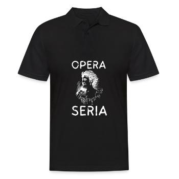 Tenor Singer Choir Vocalist Theatre Student, Opera - Männer Poloshirt - Schwarz - Vorne - Kai (181cm)