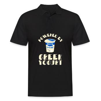 Probiotiques Produits laitiers, Yogourt glacé - Polo Homme - noir - Devant - Kai (181cm)