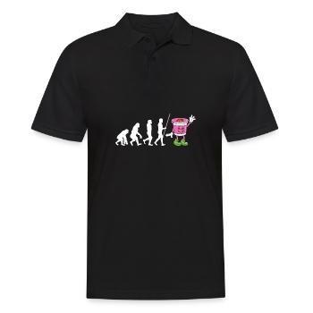 Probiotiques Produits laitiers, Yogourt glacé - Polo Homme - noir - Devant - Kai (181cm)